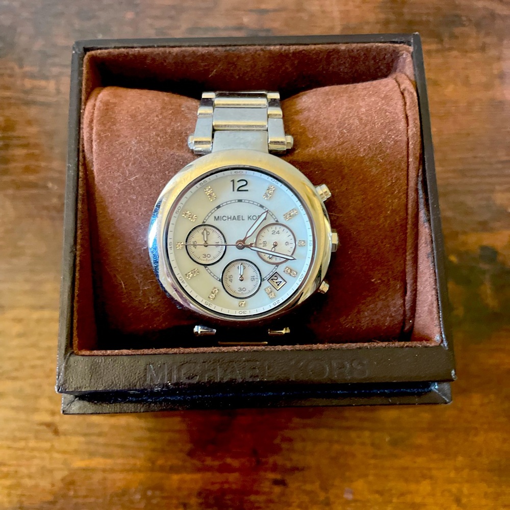 Michael Kors silver watch